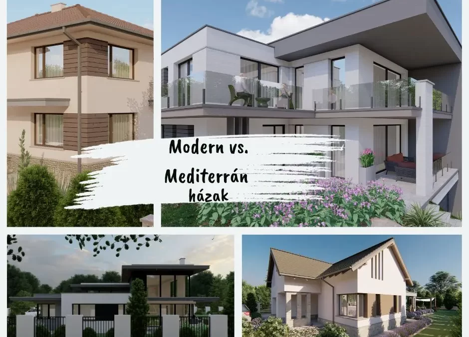Modern/ mediterrán házak